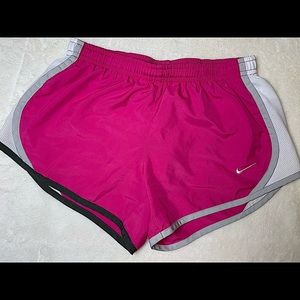 Nike Dri-Fit Pink Running Shorts- SMALL